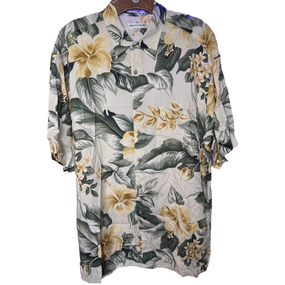 Vintage Pierre Cardin Hawaiian Shirt - L